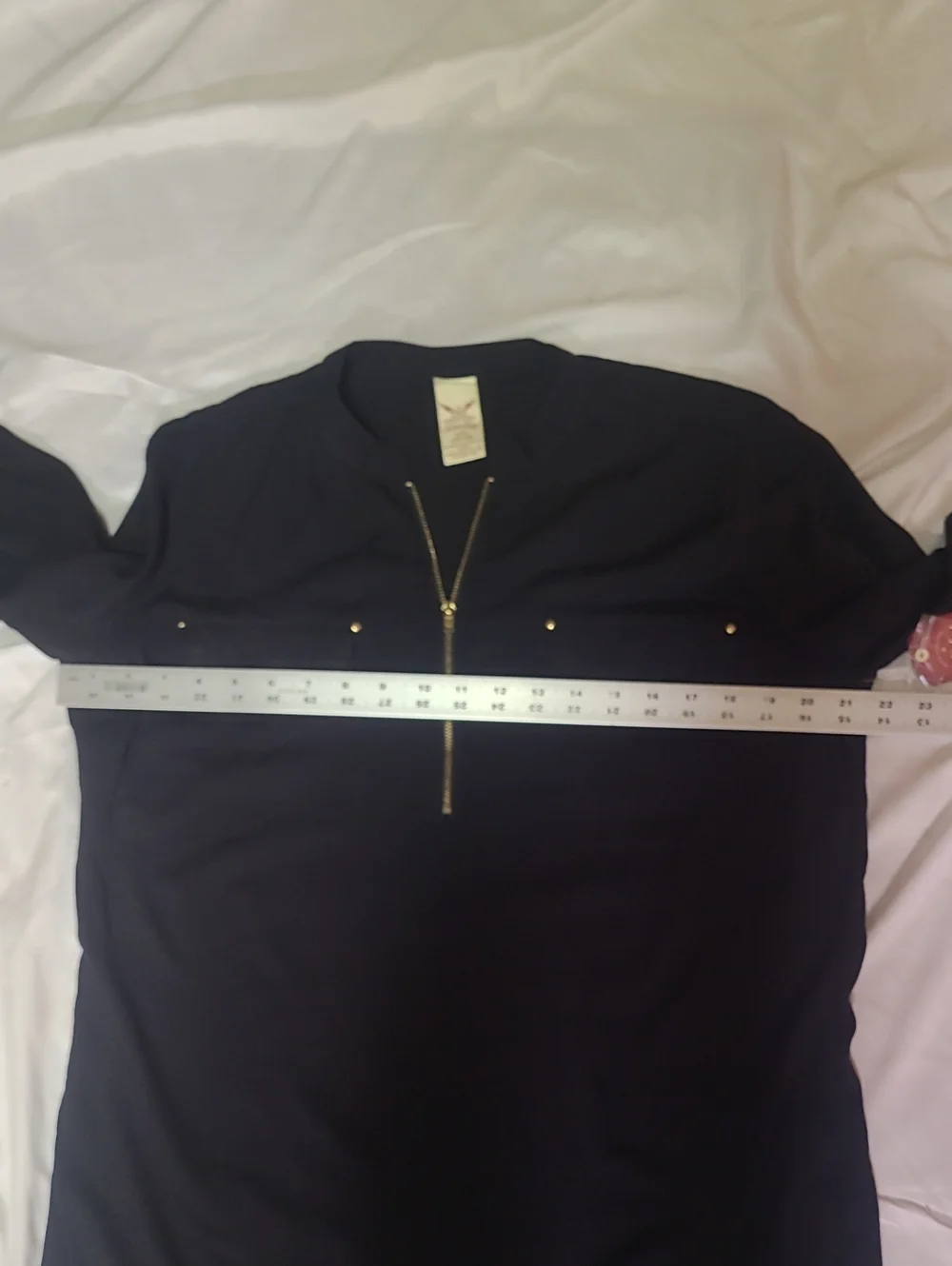 Faded Glory Black Shirt Dress, Size L